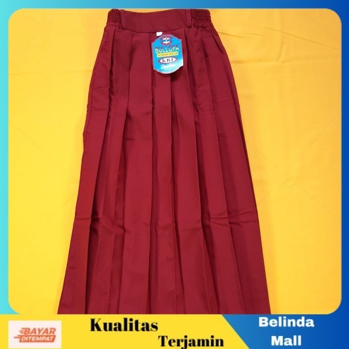 

⭐KUALITAS TERBAIK⭐ Rok Sekolah Maxi Rempel SD Merah Merek Bullova Ukuran 1 Terlaris