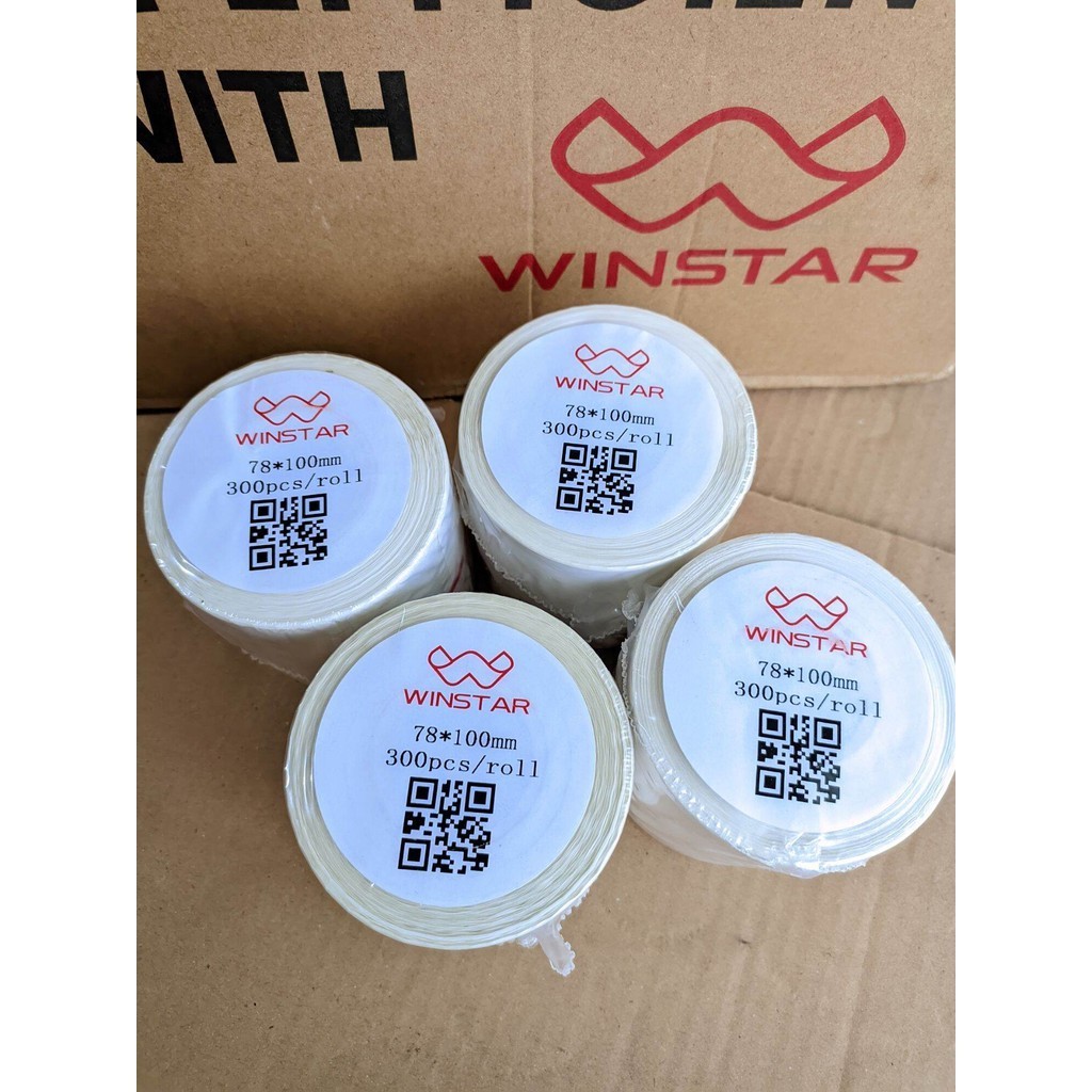 

Kertas Label Thermal Barcode 78x100mm 1Karton/36Roll, Label Stiker Barcode Pengiriman Olshop