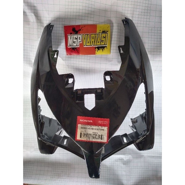 original 64301 KVB 930FMB Cover FR BLK. COVER lampu. Panel Besar Honda Vario Karbu old lama HITAM