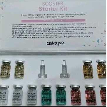 ORIGINAL stayve booster serum stayve dna salmon steam white peptide skin booster 3d smart injector e