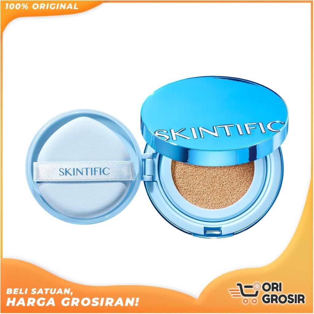 ORI Grosir SKINTIFIC - Perfect Stay Velvet Matte Cushion 11ml Full Cushion and Refill