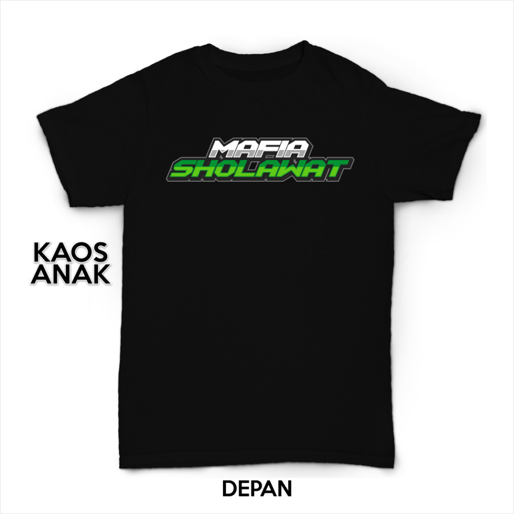 KAOS DISTRO SHOLAWAT - BAJU KAOS ANAK MAFIA SHOLAWAT MAFIS INDONESIA ANTI MAKSIAT - ✅