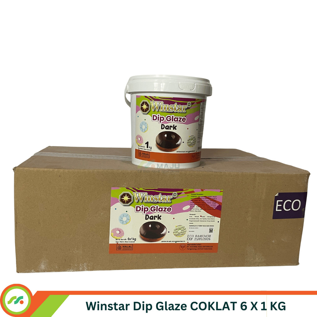 

WINSTAR DIP GLAZE DARK ECO 1 KG PER DUS ISI 6 PAIL