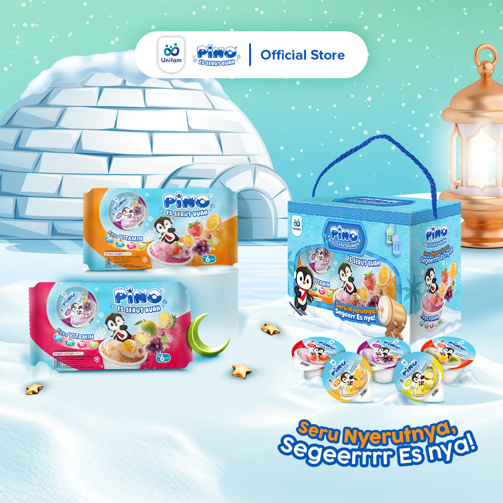 

Hampers Ramadhan Pino - Pino Es Serut Buah 2 Bag (Isi 6 Cup)
