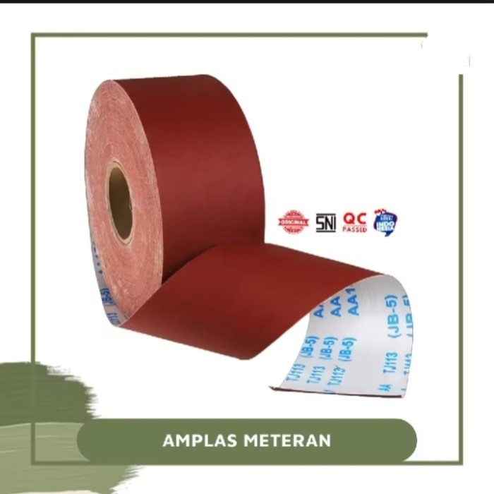 Amplas Gerinda Roll Grip Grid 80 100 120 150 Amplas Kayu Tembok Besi - Grit 150, 100 cm