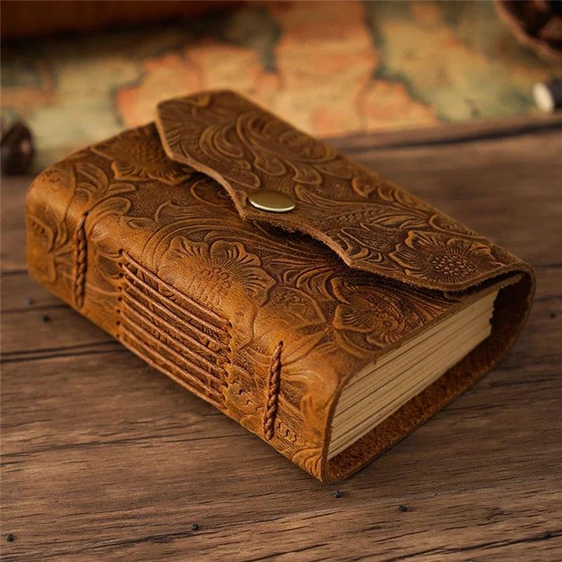 

New PU Leather Handmade Vintage Retro Notebook Travel Journal Diary Notepad Student Stationery Birthday Valentine's Day Gift