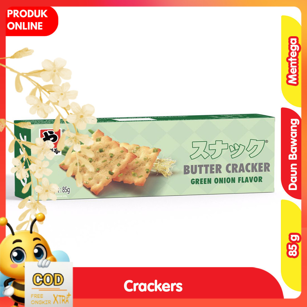 

JGT Crackers Mentega Rasa Daun Bawang Box 85 g
