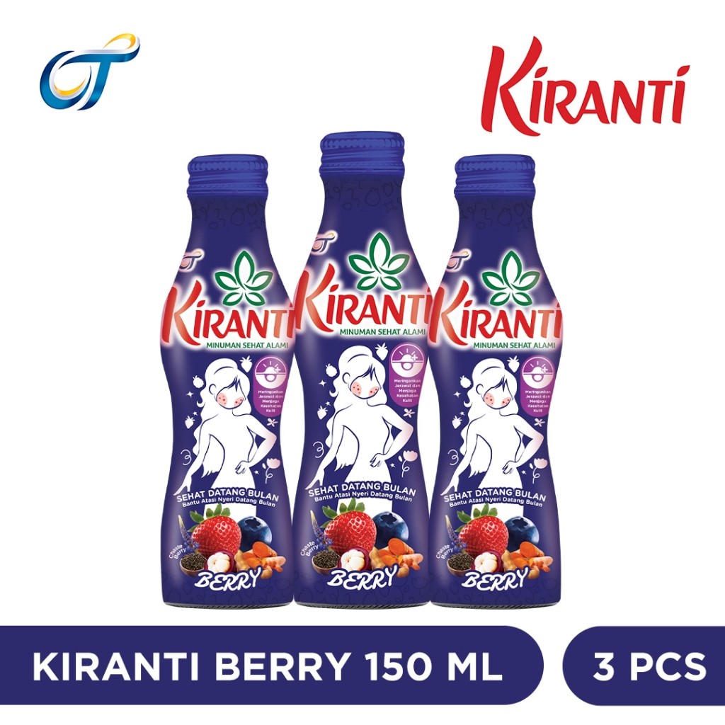 

KIRANTI BERRY JUICE 150ml - [ISI 3 BOTOL]