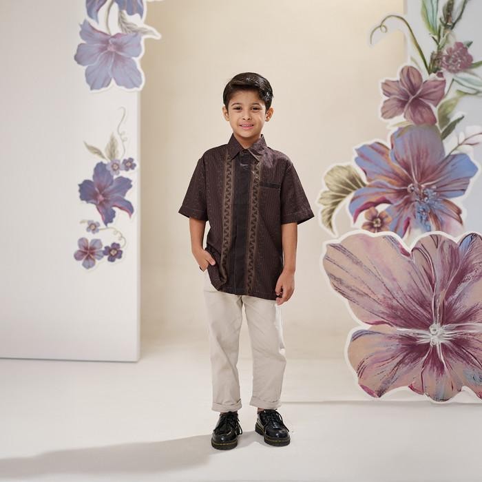 ZM Zaskia Mecca - Tanaya Kemeja Anak Koko Pria Lengan Pendek - Alkisah - Edisi Timun Mas