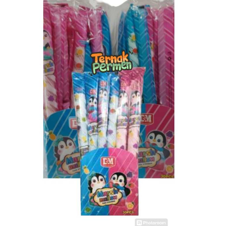 

Marshmallow Long Kepang Isi 30 Pcs pusat grosir jajan lebaran