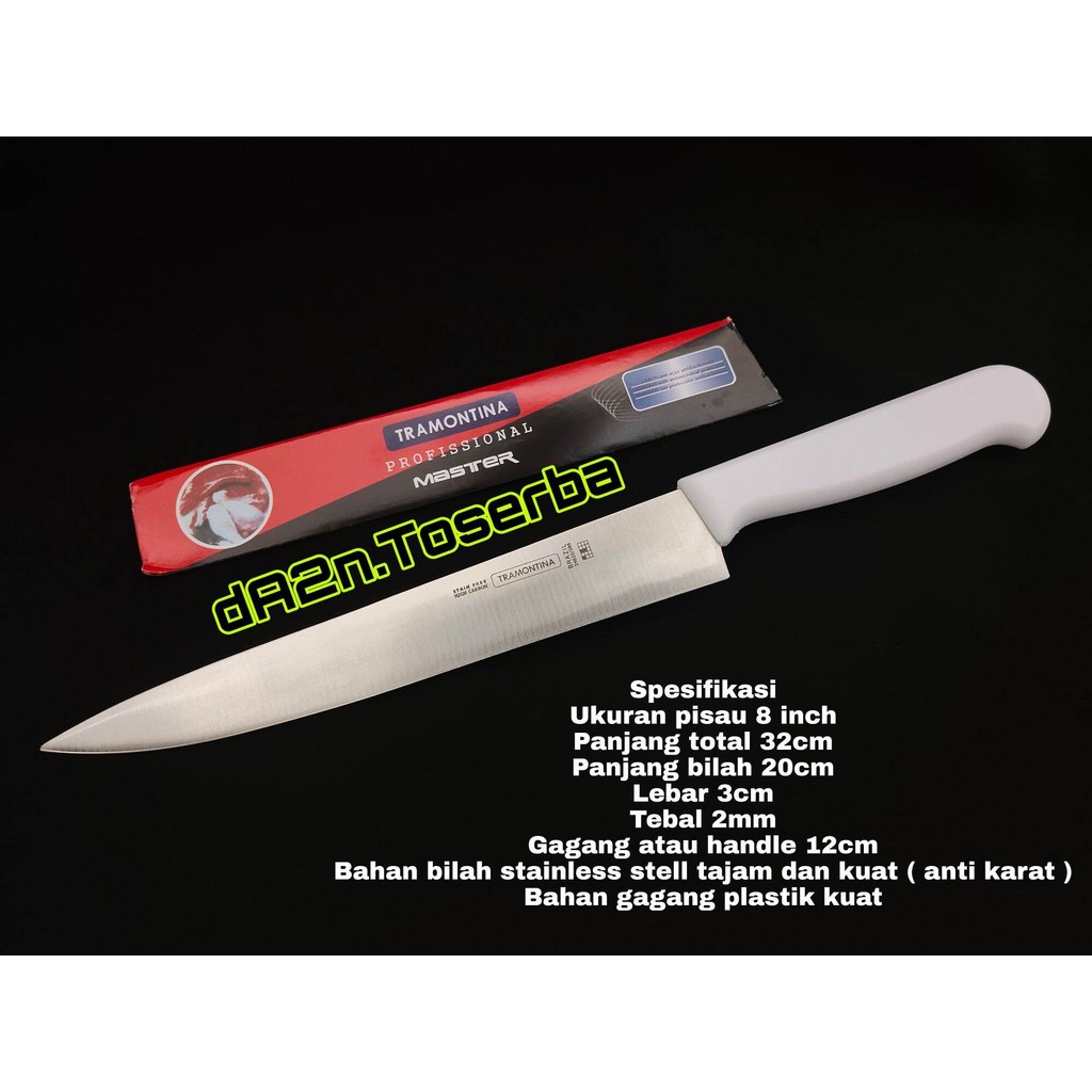 Pisau Daging Tramontina Stainless Steel 8 inch
