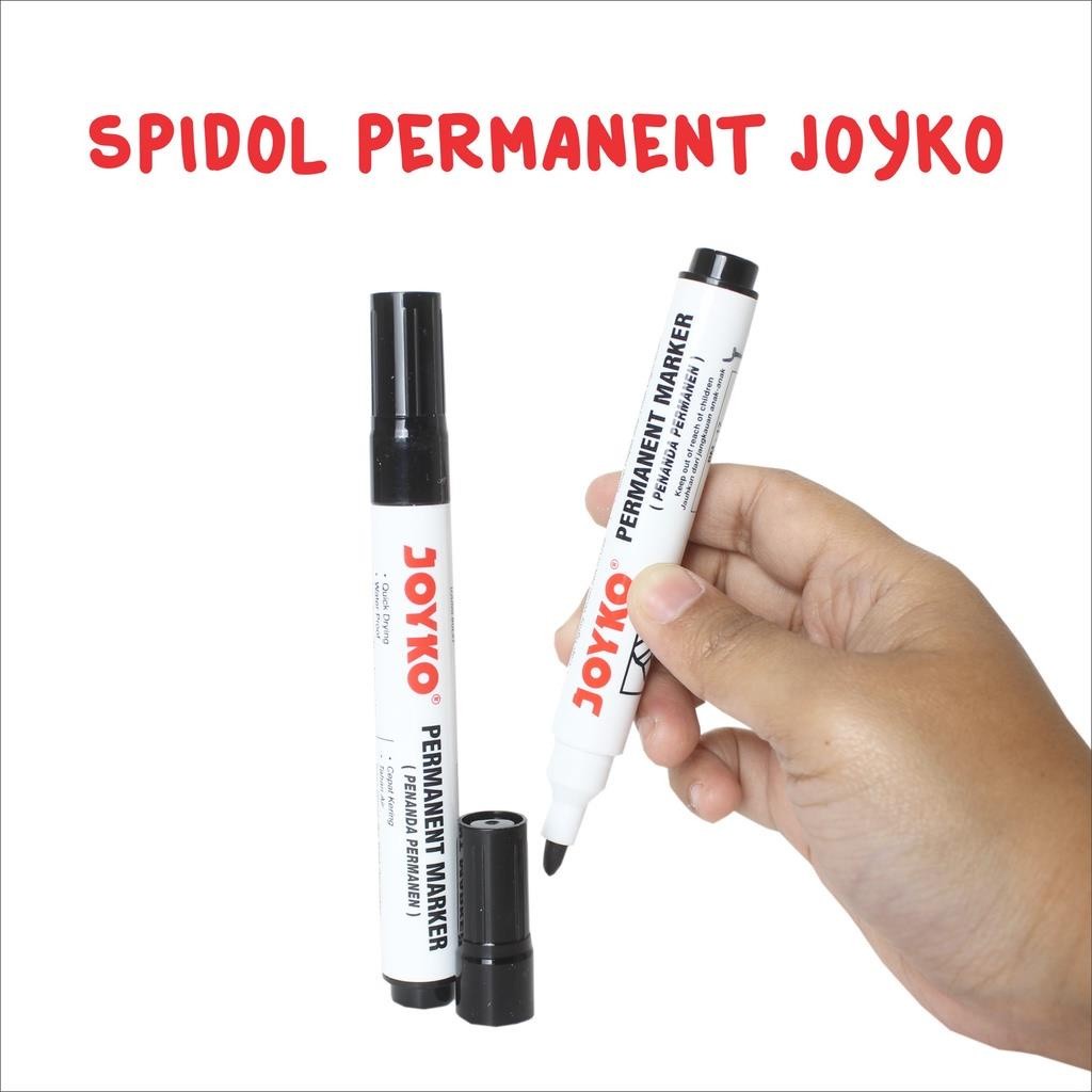 

Spidol PERMANEN JOYKO HITAM PM-17 Permanent Marker Round Tip Black