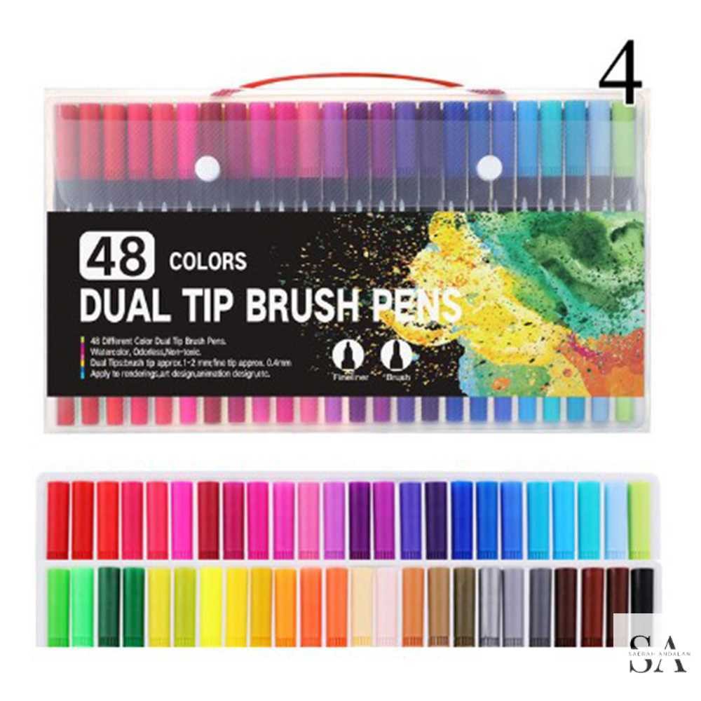 

Spidol Double Head Drawing Pen Fine Art Watercolor Set - MKB