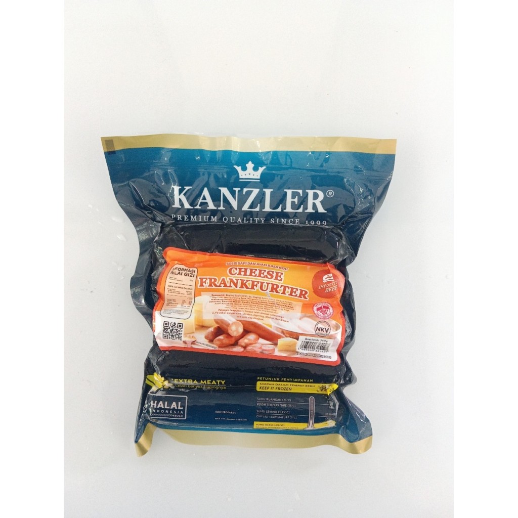 

KANZ Cheese Frankfurter 360gr