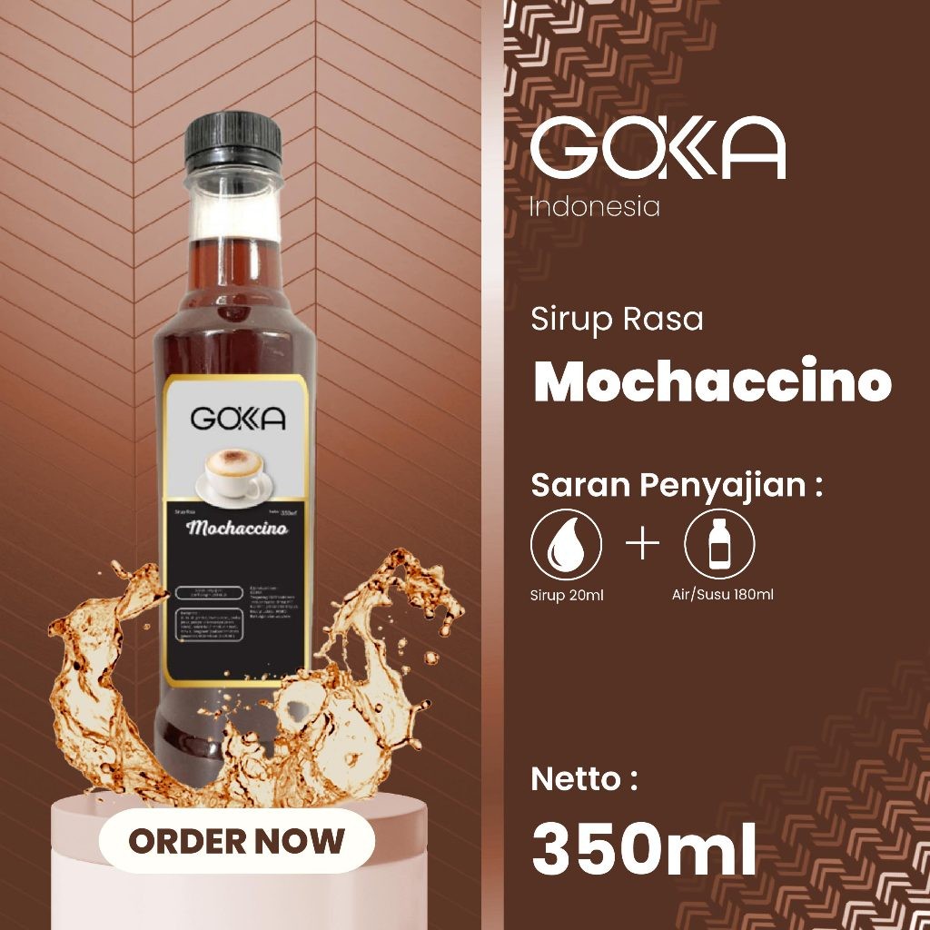 

Minuman Sirup Mochaccino Gokka / Gokka Syrup Rasa Mochaccino 350ml