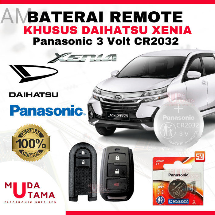 AM Baterai Remote DAIHATSU ALL NEW XENIA - ORIGINAL PANASONIC CR2032 | Battery Remote DAIHATSU XENIA