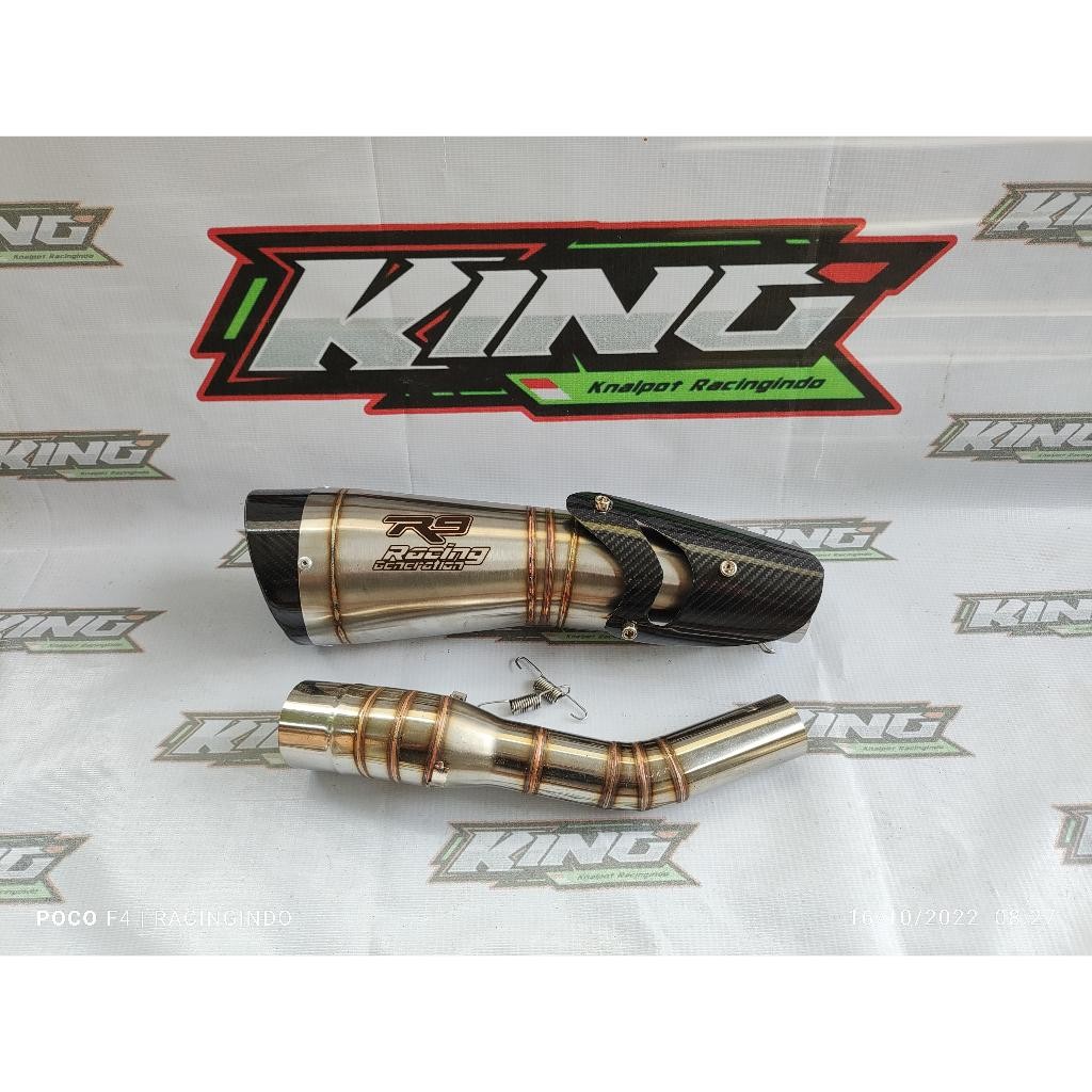 knalpot r9 h2 ss slip on cbr 250 rr cbr 250 thailand cbr 150 r ninja 250 karbu/fi yamaha r25 dll