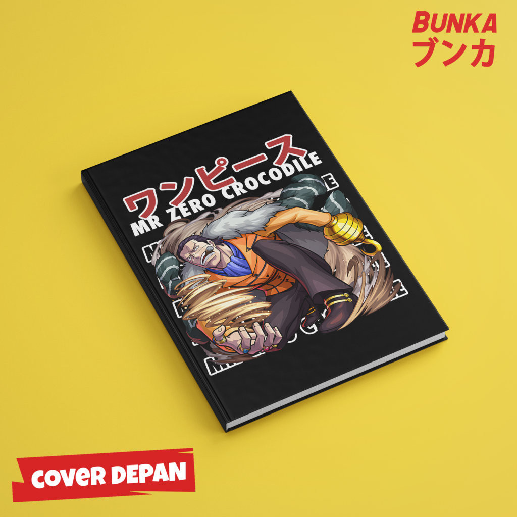 

Note Book Aesthetic Anime One Piece Crocodile Design Hardcover A5 Buku Tulis Catatan Notes Agenda Planner Jurnal vintage buku catatan story book kado anniversary valentine cowok cewek murah