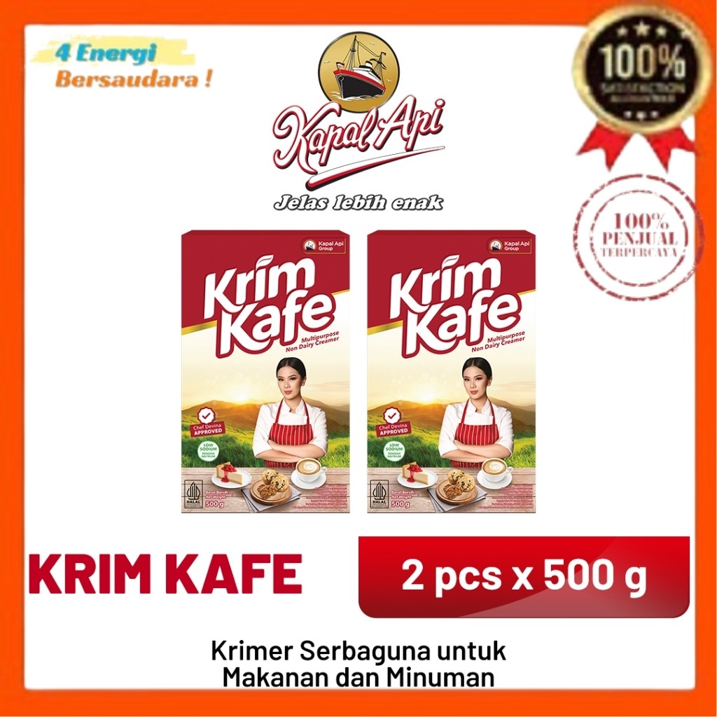 

Kopi Krim Kafe Dus 2 X 500 gr 4 Energi Bersaudara