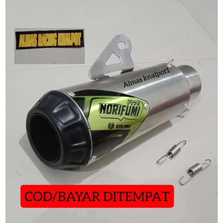 Silincer Gtx Norifumi Gratis Laser Nama Selencer Gtx Norifumi Slencer inlet 50mm Selenser Gtx Norifu