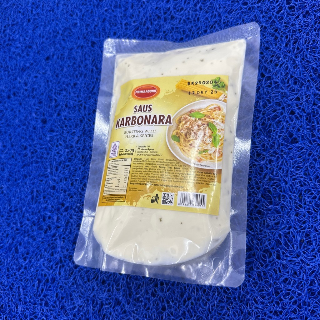 

PRIMA AGUNG SAUS CARBONARA 250GR