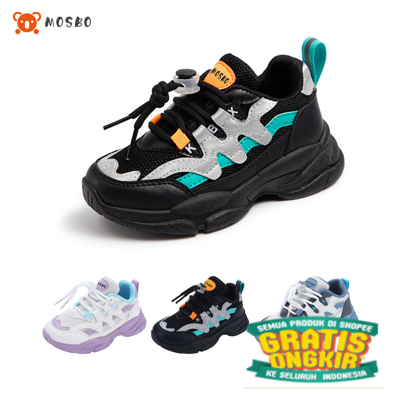 Mosbo Sepatu Olahraga Anak Laki Laki Sepatu Sneakers Anak Perempuan Sepatu Anak Cewek Kids Shoes Imp
