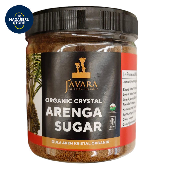 

Javara organic crystal arenga sugar (gula aren kristal organik) 300gr