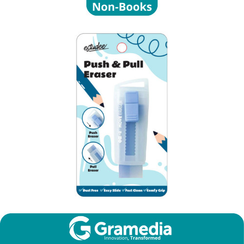 

[Gramedia Cijantung] ESTUDEE PUSH&PULL ERASER ES-H258 BLUE