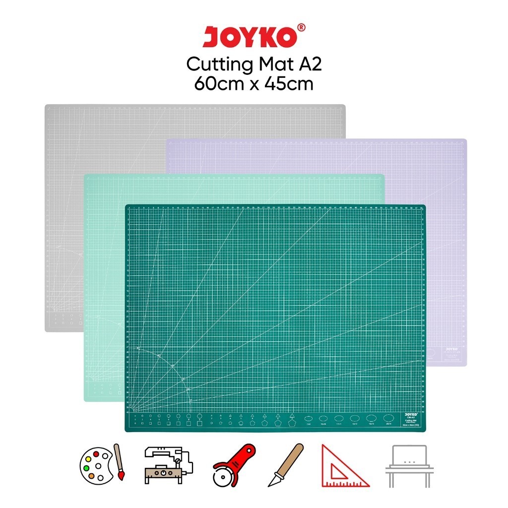 

Cutting Mat Alas Potong Joyko CM-A2 colour pastel