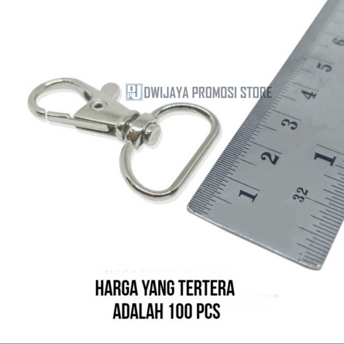 

ANDMA Cantelan ID Card Tebal Pengait Tali Tas Gantungan Tali Ukuran 2 cm