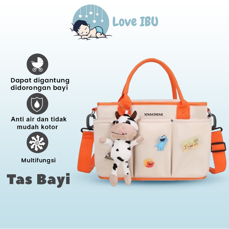 [Love IBU] Multifungsi Diaper Bag Bayi Tas Perlengkapan Bayi Waterproof / Tas Bayi Multifungsi / Tas