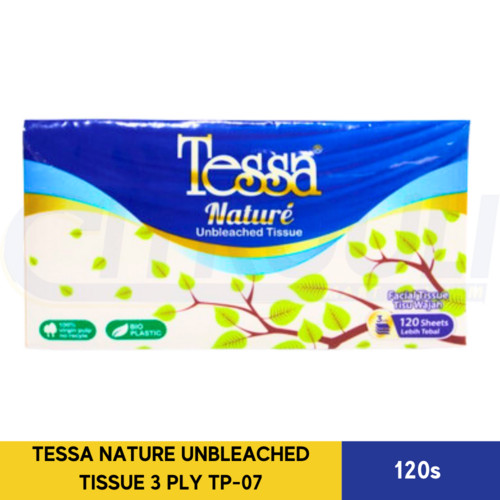 

TESSA NATURE UNBLEACHED TISSUE 3 PLY 120s TP-07