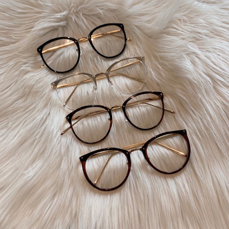 KACAMATA LEOPARD/BLACK CAT EYE BINGKAI EMAS PREMIUM TERMURAH