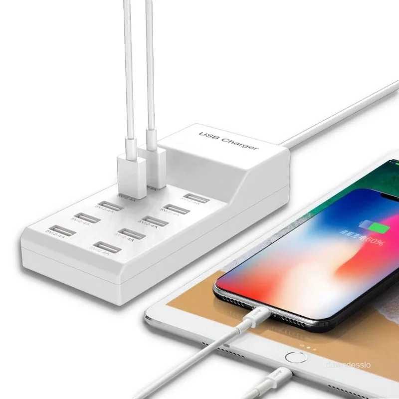 Jawara MAERKNON USB Hub 10 Port Quick Charging 5V/2.4A 50W EU Plug  YCA18 quality