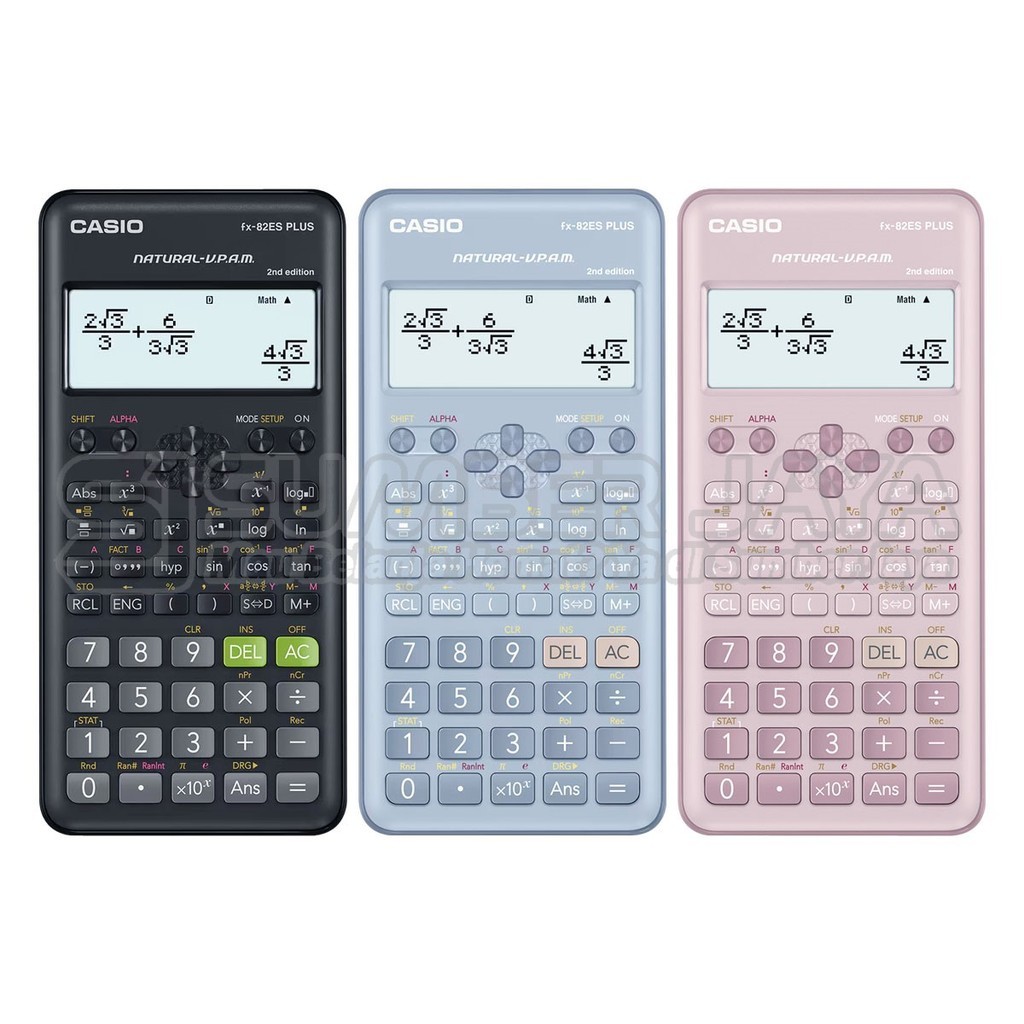 

Kalkulator Casio Scientific Calculator FX-82ES Plus Original 2nd Edition/FX-82CW Claswizz
