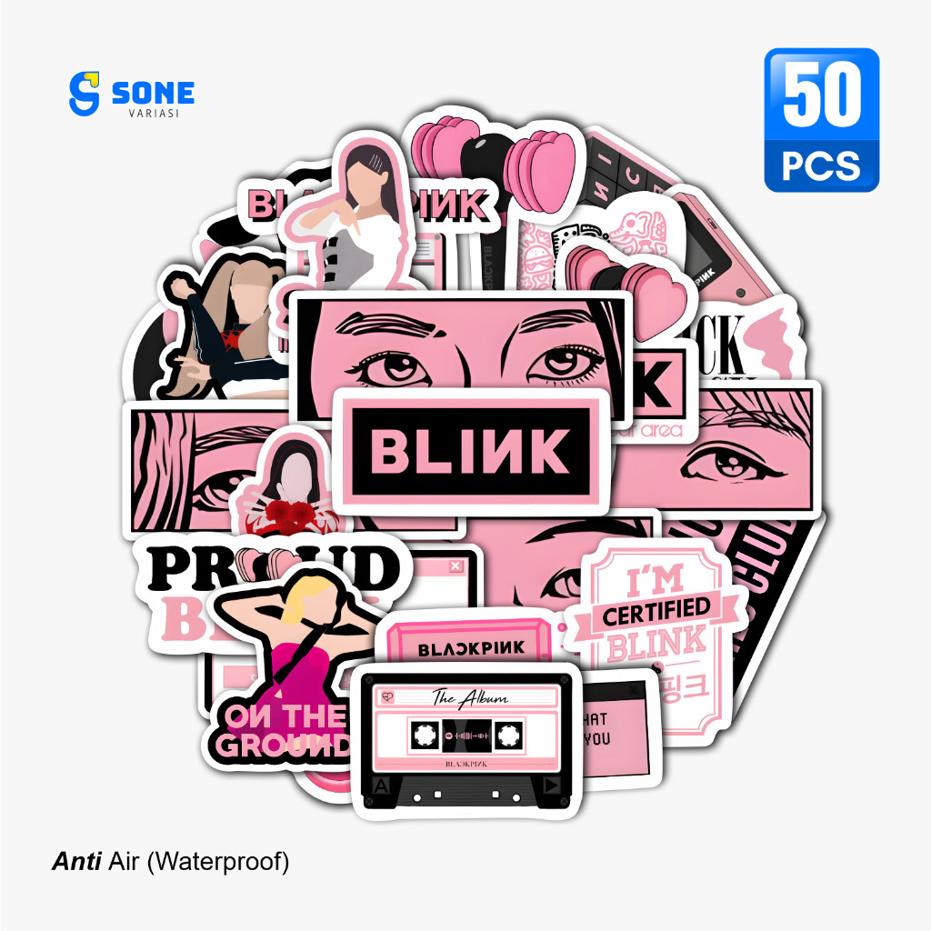 

Stiker Pack Black Pink Kpop Vinyl Waterproof untuk Sticker stiker viral kepop