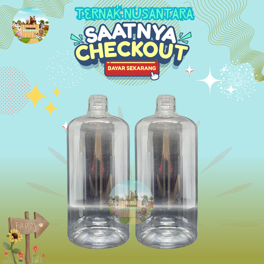 BOTOL 500 ML PLASTIK BENING - Refill Botol Pet