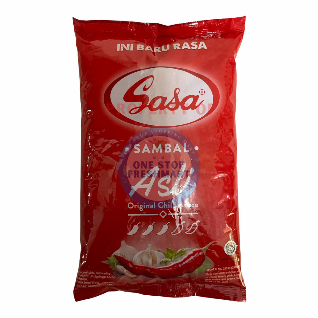 

SASA SAUS SAMBAL ASLI 1KG / SASA SAUS SAMBAL REFILL PACK 1KG