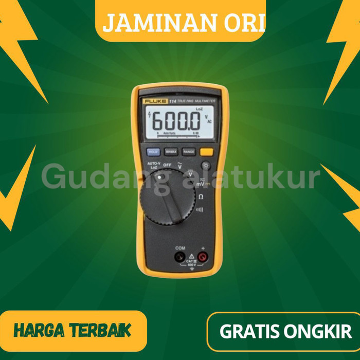 Fluke 114 Digital Multimeter Mutitester Avometer Fluke 114 asli original