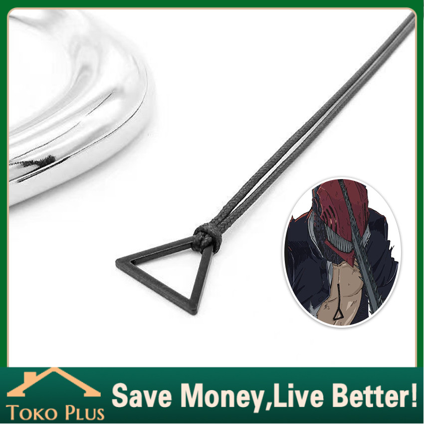 Kalung Anime Cosplay Chainsaw Man - Kalung Titanium Denji Pochita