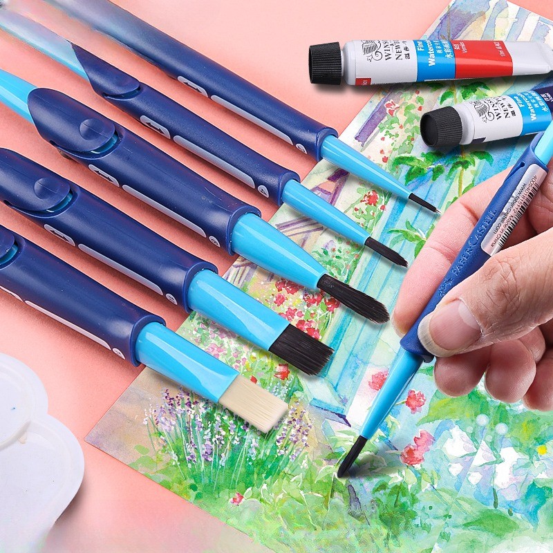

Retractable Nylon Painting Brush Art Supplies Beginners Painting Freehand Brush Watercolor/acrylic/gouache Pigment Doodle Tool