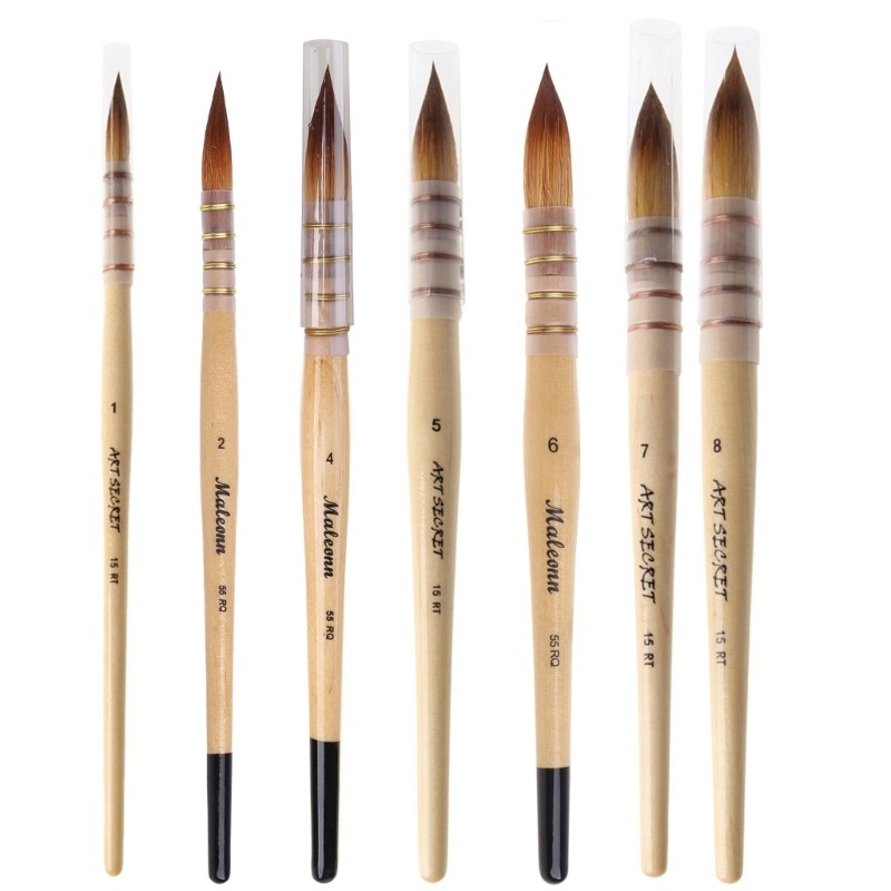 

Handmade Hair Artist Watercolor Paint Brush For Watercolor Art Supplies