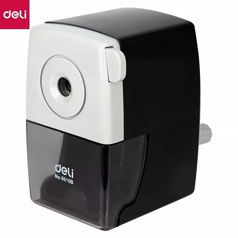 

DELI Rotary Pencil Sharpener Machine Pencil Cutter Office Stationery School Hand Crank Pencil Sharpener