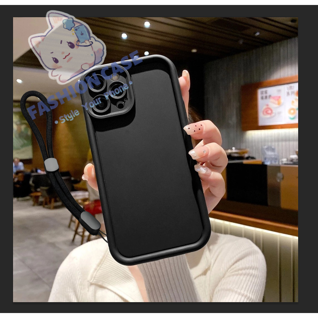 case CASING FOR iphone 7/8/11/12/13 X/XR/XS PRO MAX SE/SE2/SE3/SE 2020 2022 Desain Tali Pergelangan 