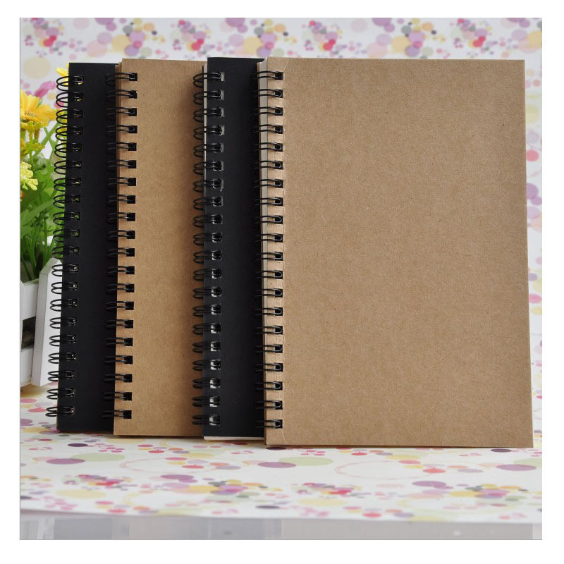 

White/Kraft Paper Inner Page Notebook Art Students Sketch Book Office Memo Children Graffiti School Stationery