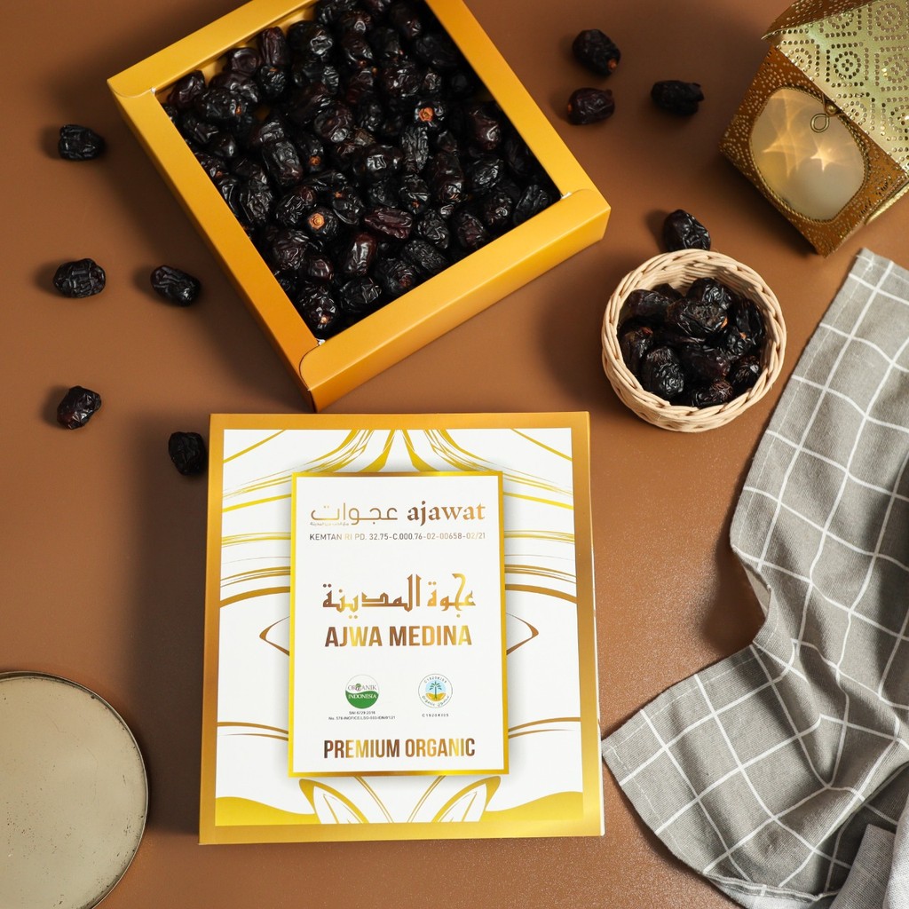 

KURMA AJWA MADINAH PREMIUM ORIGINAL 1kg| Kurma Ajwa Ajawat Medina Madinah 1kg Organic Organik KUALITAS TERJAMIN