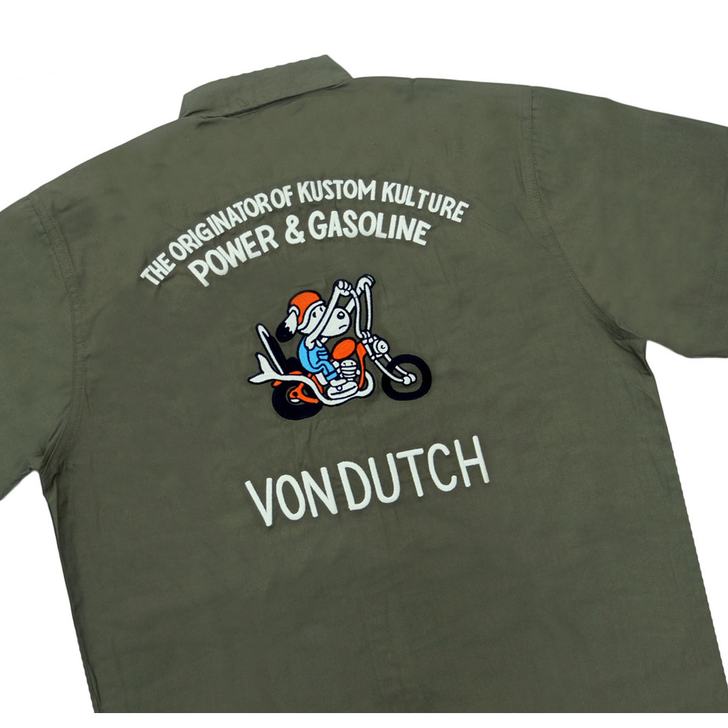 Von Dutch Workshirt 1497 Army Green