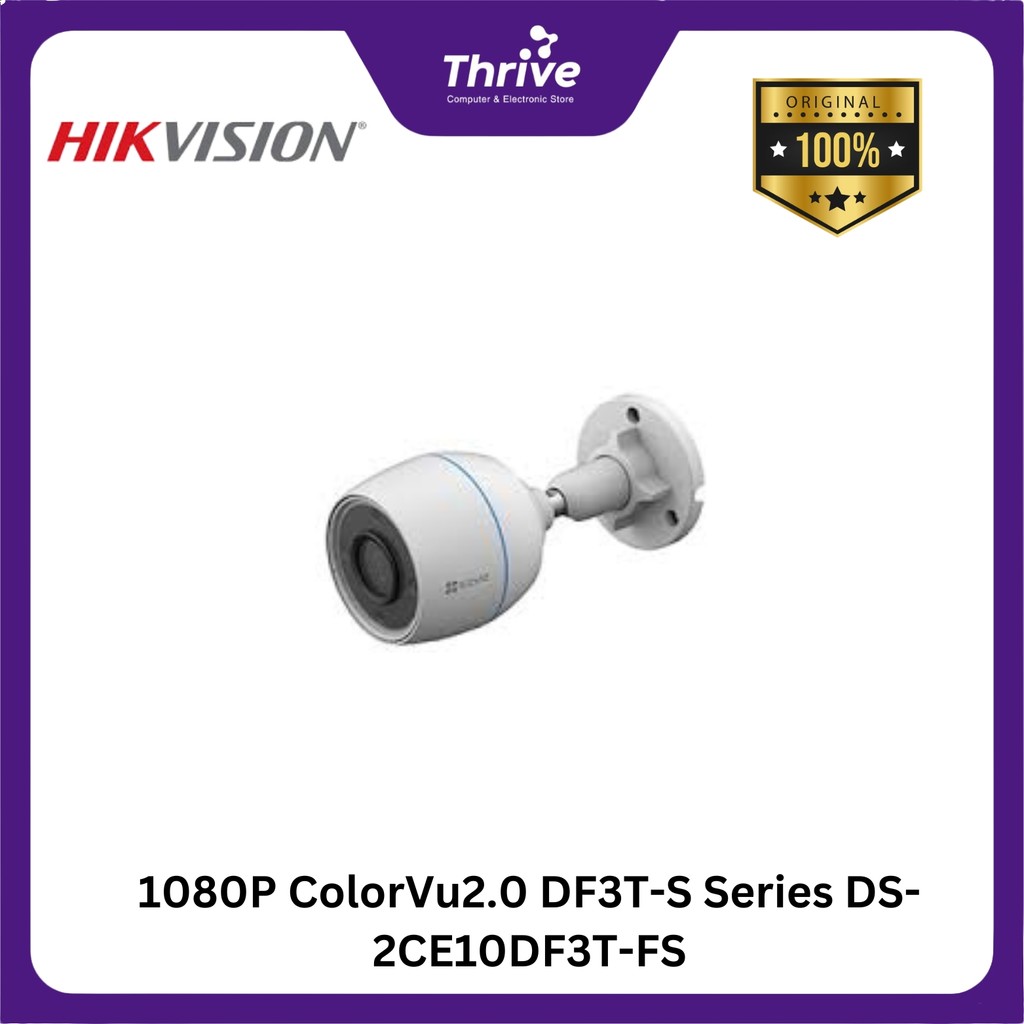 1080P ColorVu2.0 DF3T-S Series DS-2CE10DF3T-FS