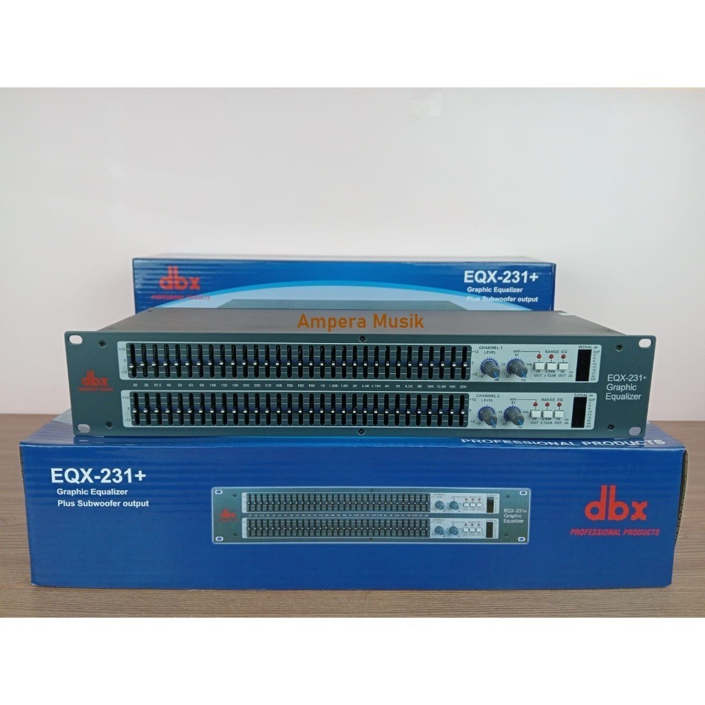 DBX Equalizer EQX 231 + Subwoofer / DBX EQX 231+/ DBX EQX231+Subwoofer