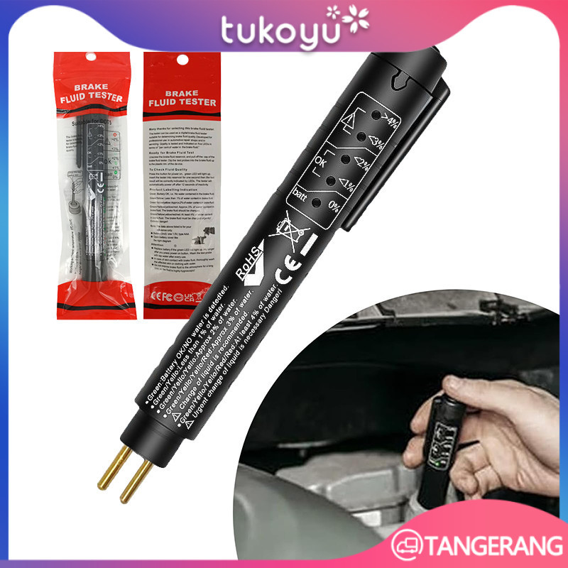Penguji Oli Rem Mobil, Alat Uji Oli Rem Mobil, Pengujian Kualitas Oli Rem Mobil 5 Indikator Led